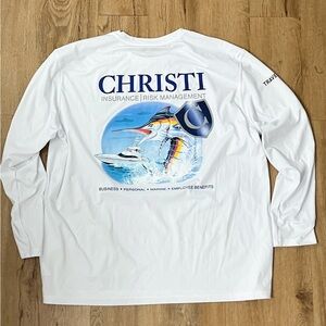 Denali White Long Sleeve Shirt Performance Cooling Sun Shirt UPF50+